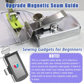Magnetic Seam Guide – Universal Sewing Machine Guide for Precision Stitching & Hemming